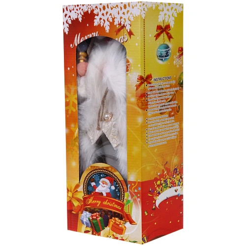 Дед Мороз - Лесовичок Хранитель леса 40 см, Белый_6