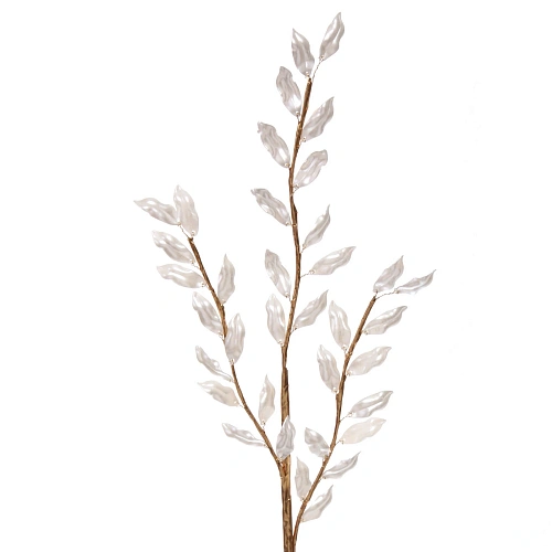 Ветка декоративная Блеск камней 63 см, Золото_3