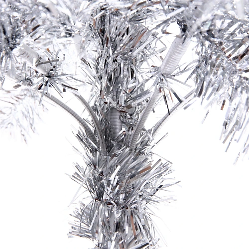 Елка Сказочное мерцание 120 см, ПВХ (200 веток), Серебро_7