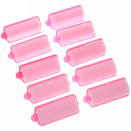 Бигуди поролоновые с зажимом 10шт, цвет микс, d=25мм