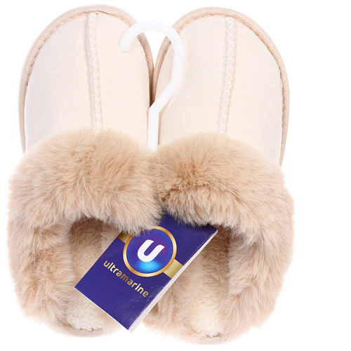 Тапочки женские домашние IRIS, цвет молочный, р-р 3637_7