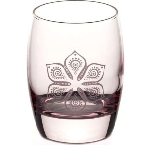 Стакан 350мл "Бохо" (розовый) (рис.28772) 420064SLBD22