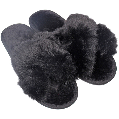 Тапочки женские домашние TWIN, цвет чёрный, р-р 40-41_8