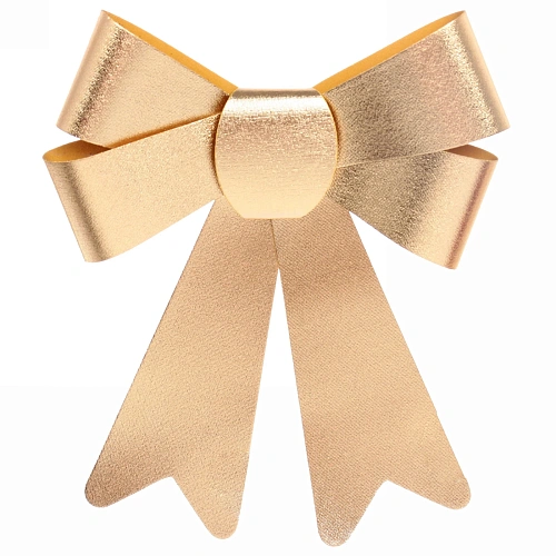 Бант на ёлку Сказочные блики (набор 2 шт), Золото_4