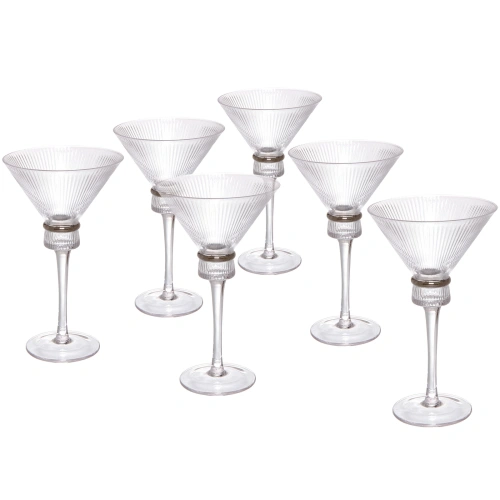 Бокал для мартини 220мл "VIVALDI" в наборе 6шт
