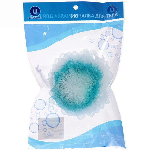 Мочалка для тела полпиропиленовая Ультрамарин - Парадиз, цвет микс_7