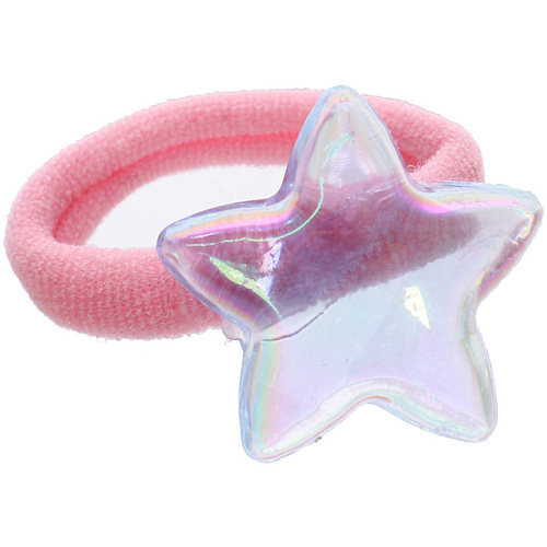 Резинки для волос детские 6шт БАМБИ БУМ, Звёздочки, микс 6 цветов, d-2см1275см _3