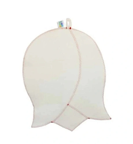 Коврик банный "Тюльпан", цвет белый, без упаковки