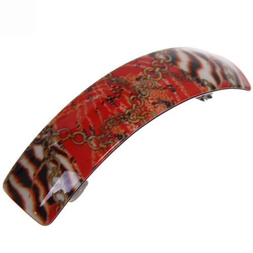 Заколка автомат Lady Collection - Твой стиль, прямоуг, 6 цветов, 92,5см (Кокетка)_14