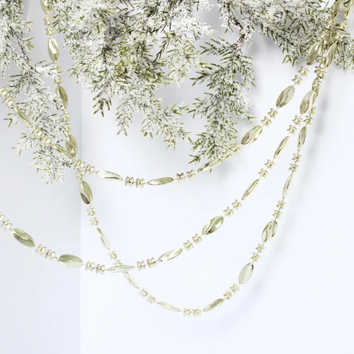 Бусы на ёлку 2м "Льдинка", Шампань