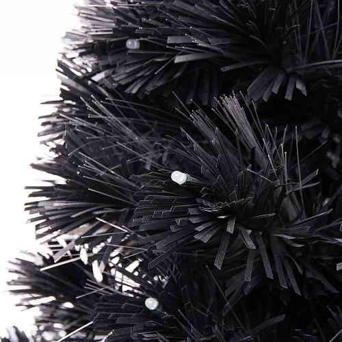 Ёлка светодиодная Млечный путь 210 см, ПВХ черный,  цвет свечения-Белый (289 веток) (T1050B-210)_6
