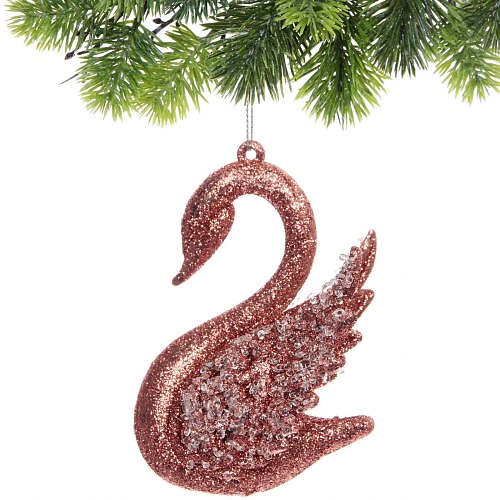 Подвеска Сказочный лебедь 811 см, Янтарь_3