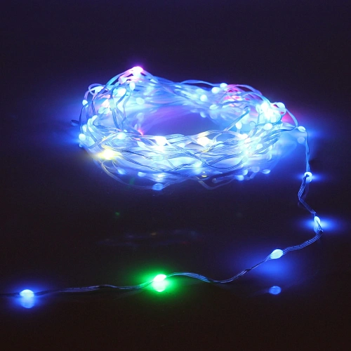 Гирлянда для дома НИТЬ-SMART 10 м 100 ламп LED, прозрачнпров, более 200 реж, управление с телефона, IP-40, RGB (USB)_12