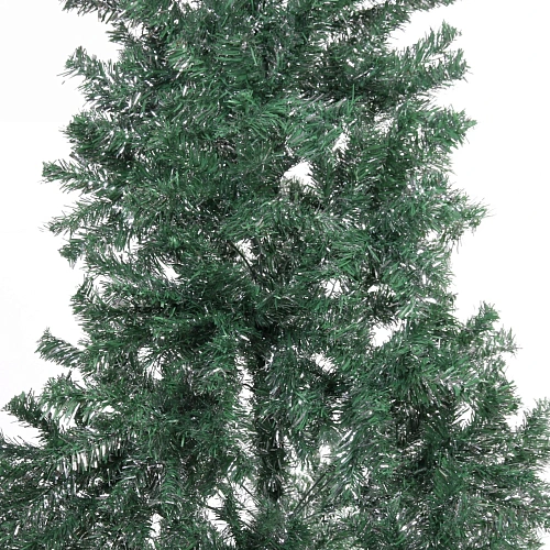Ёлка Серебряная дымка 180 см, ПВХ зеленый с серебром (650 веток) _4