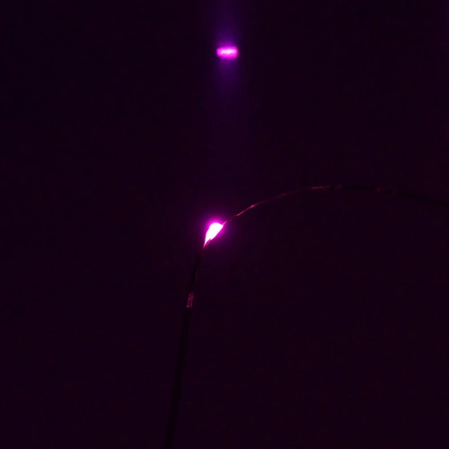 Гирлянда на батарейках 1,5 м 15 ламп LED, Розовый_12