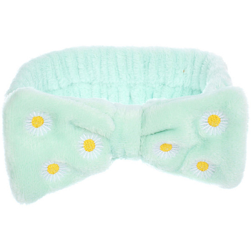 Повязка на голову New collection Vostok - Ромашки, цвет сиреневый и голубой, 206см ( упаковка белый ZIP пакет )_8