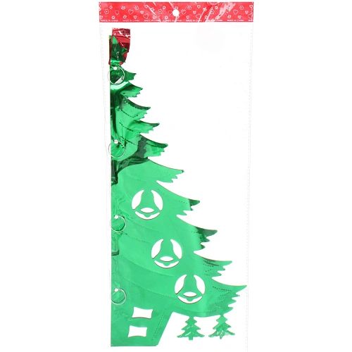 Украшение фольгированное Волшебная ёлочка d-40 см, Мультицвет_6