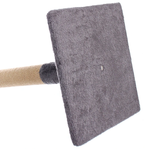 Когтеточка на подставке Счастливый хвост!, цвет серый, 303052см  d-6см_4