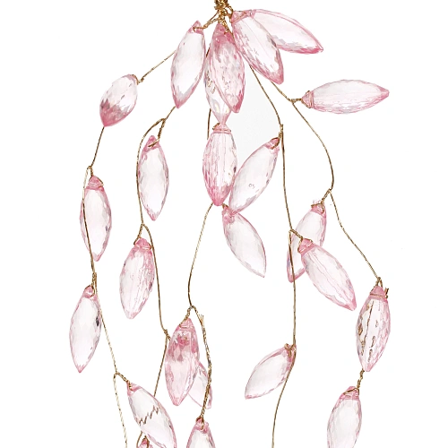 Ветка декоративная Шарм 27 см, Розовый_5