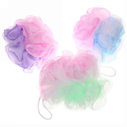 Мочалка для тела полипропиленовая Твоя забота, цвет в ассортименте, 40гр_3