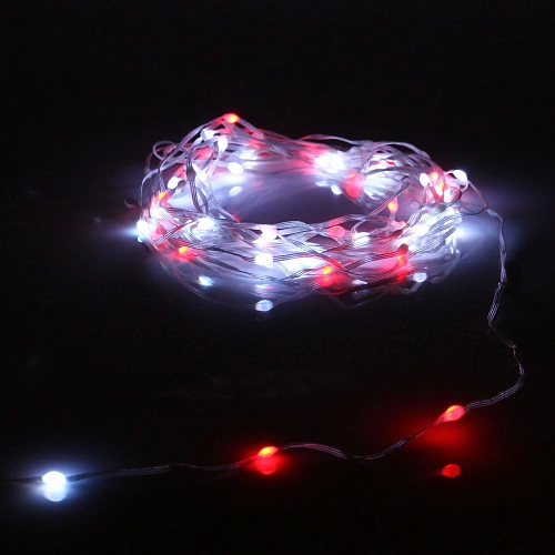 Гирлянда для дома НИТЬ-SMART 10 м 100 ламп LED, прозрачнпров, более 200 реж, управление с телефона, IP-40, RGB (USB)_10