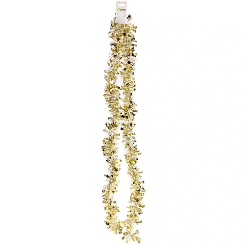 Мишура Блеск 2 м 9 см, ЗолотоБелый_7