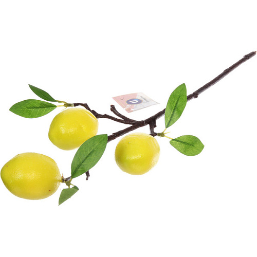 Муляж Ветка лимонов 40см_4