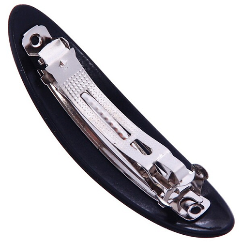 Заколка-автомат овал Мрамор, микс 6 цветов 10см (Стиль в деталях)_10