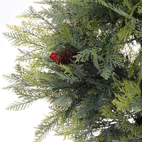 Ёлка светодиодная Лесная радость 120 см (460 веток) 140 ламп LED, цвет свечения-Теплый белый_15