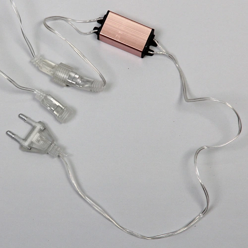 Гирлянда для улицы Сосулька 3,0 м42 см 288 ламп LED, IP-54, Теплый белый (8 трубок)_8