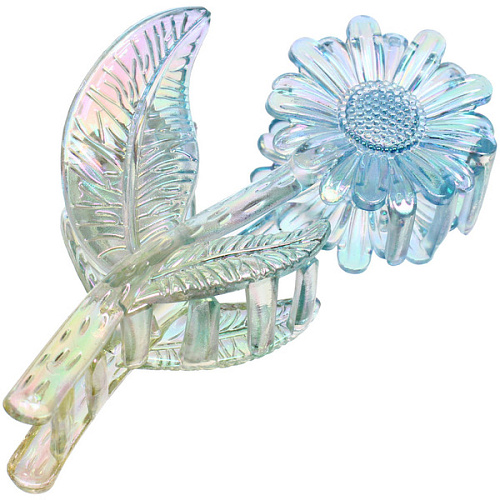 Заколка-краб для волос Мон Пион, подсолнух, микс 6 цветов, 11см (Блистер)_4