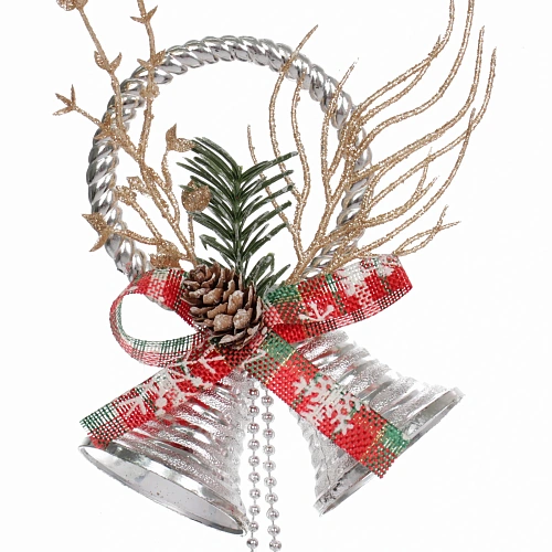 Украшение новогоднее Сказочный звон 1230 см, Серебро_4