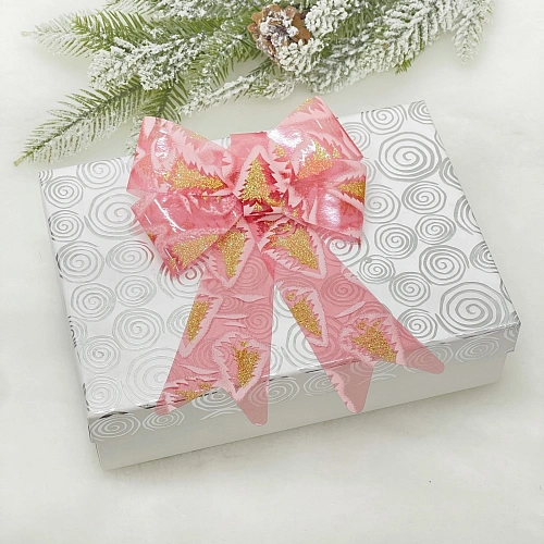 Бант на ёлку Очарование 1723 см, Красный_6