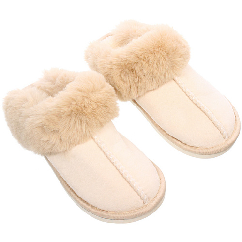 Тапочки женские домашние IRIS, цвет молочный, р-р 3637_3