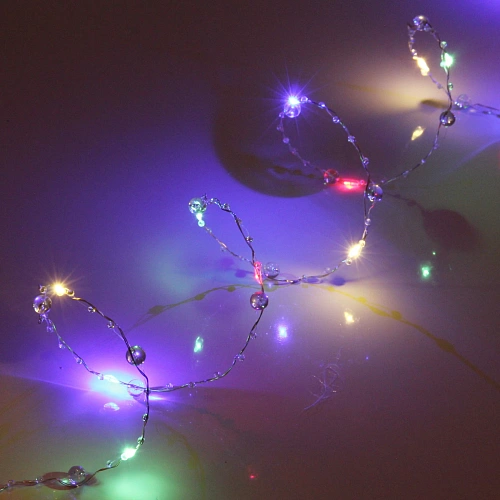 Гирлянда для дома Льдинка на батарейках 2,0 м 20 ламп LED, 3 реж, IP-20, Мультицвет_3