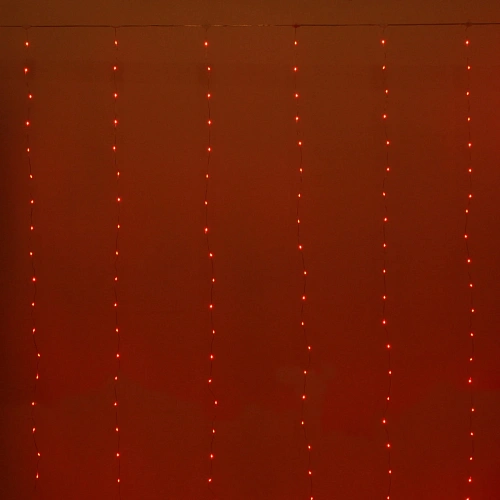 Гирлянда для дома ЗАНАВЕС Magnificent ш3 в2,8 м 280 ламп LED, прозрачнпров, более 8 реж, с пультом ДУ на подвесах, IP-20, RGRB (USB)_11