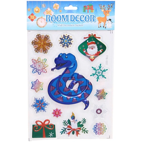 Набор наклеек Змейки 1525 см, микс_9