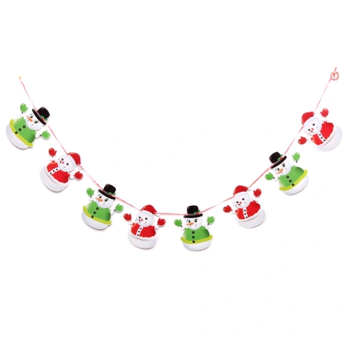 Растяжка бумажная "Веселые снеговички" 3 м