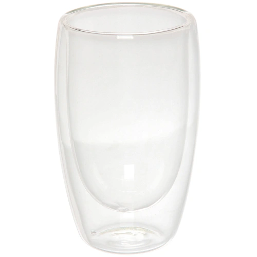 Стакан стеклянный с двойными стенками 450мл "Хай-Тек" классика