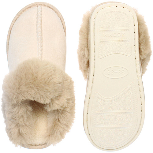 Тапочки женские домашние IRIS, цвет молочный, р-р 3839_7