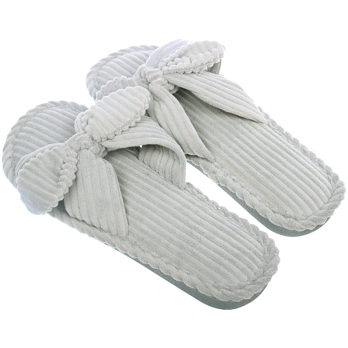 Тапочки женские домашние COZY, цвет серо-голубой, р-р 36-37_6