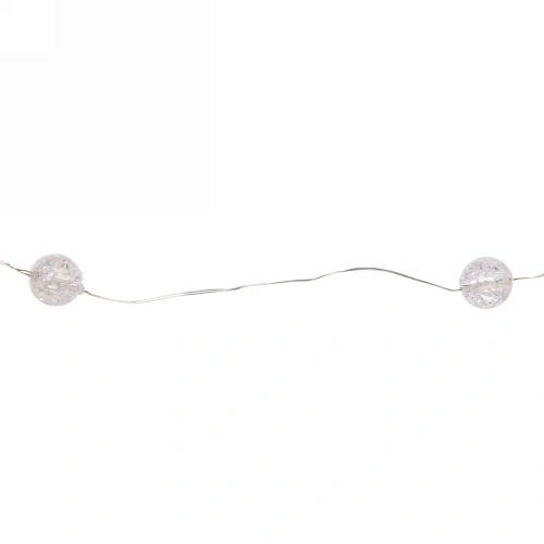 Гирлянда для дома Жемчужина на батарейках 2,0 м 20 ламп LED, d-1 см, 3 реж,, IP-20, Розовый_6