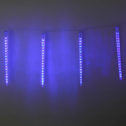 Гирлянда для улицы Сосулька 3,0 м42 см 288 ламп LED, IP-54, Синий (8 трубок)_3