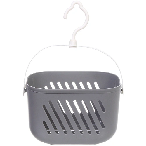 Корзинка для хранения подвесная ЛЕНАРО, цвет серый, 231314см, нагрузка 2кг (пакет)_3