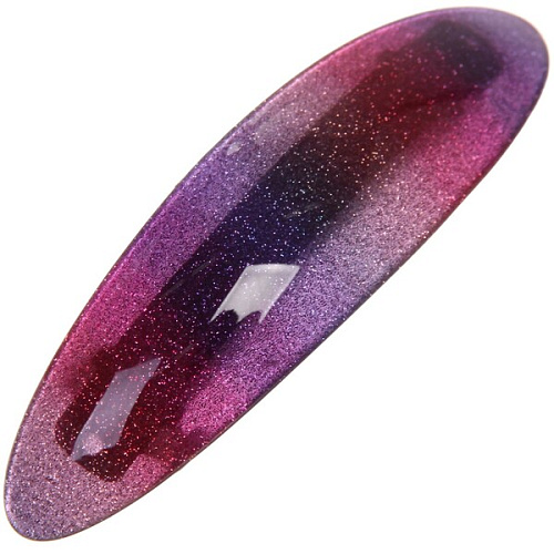 Заколка автомат Lady Collection - Сияние, овал, 6 цветов, 92,5см (Кокетка)_14