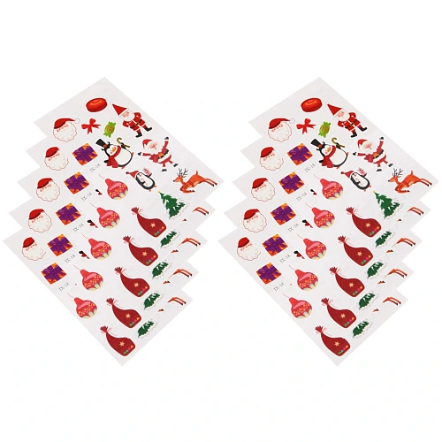 Наклейки новогодние Зимнее веселье 6,712 см_5