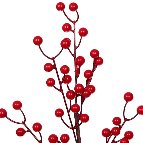 Ветка декоративная Рябиновое богатство 85 см_4