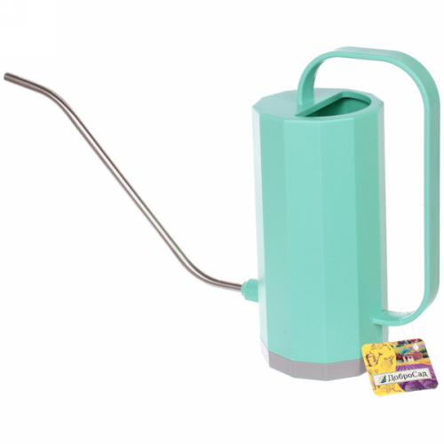 Лейка для растений "Victoria Falls" 1,2л с прикорневым поливом, mint ДоброСад