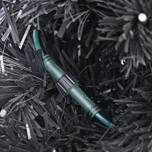 Ёлка светодиодная Млечный путь 210 см, ПВХ черный,  цвет свечения-Белый (289 веток) (T1050B-210)_10