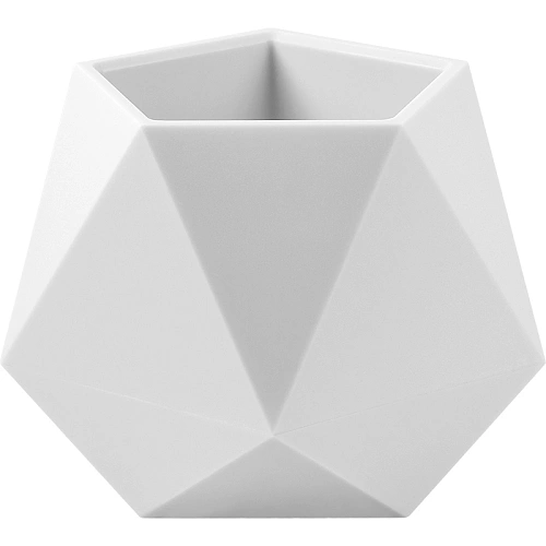 Кашпо для цветов пластиковое 0,72л d-13см "Абремо" Белый